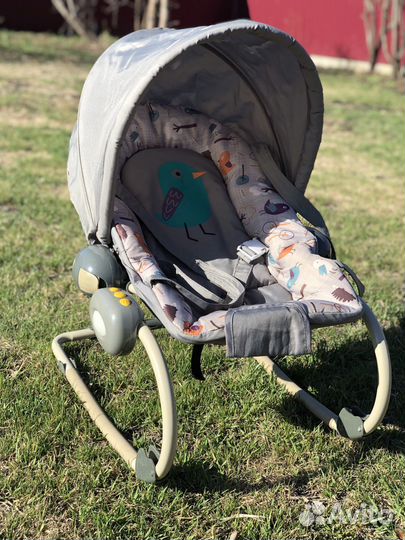 Детский шезлонг-качалка