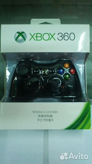 Джойстик для Xbox 360 (черный/коробка)