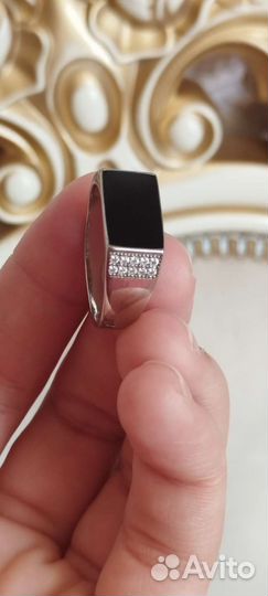 Мужская печатка серебро