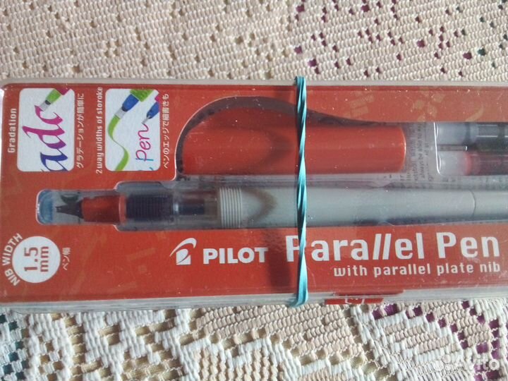 Каллиграфия, ручки parallel pen, Япония