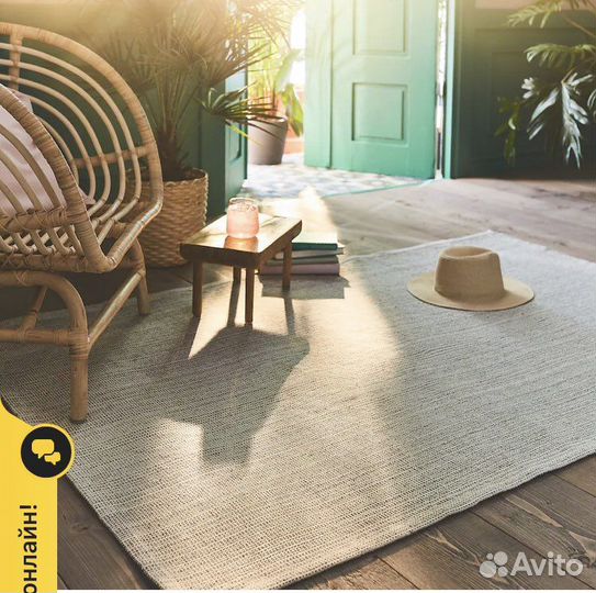 Новый коврик безворсовый IKEA 180*120