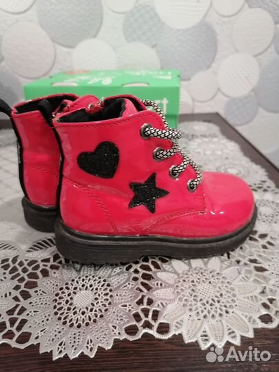 Ботинки демисезонные для девочки 22 размер