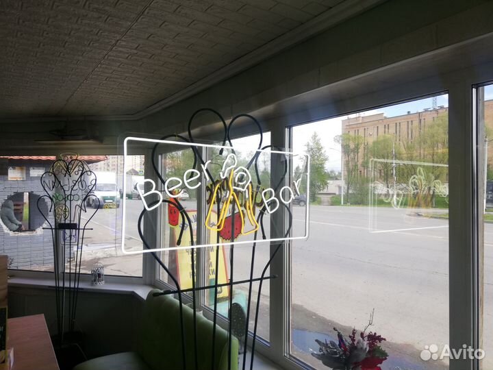 Светящаяся надпись Beer Bar
