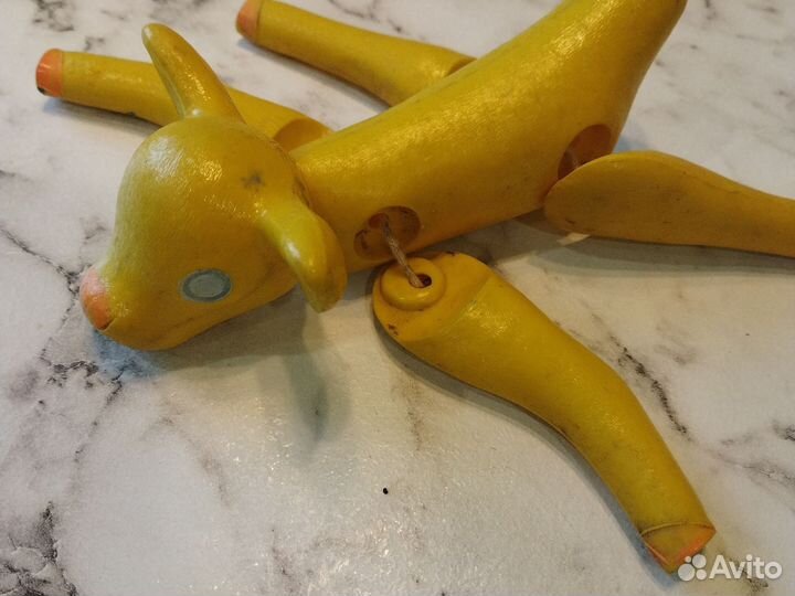 Игрушки целлулоид бычок теленок редкая