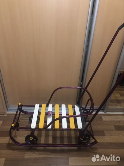 Санки с большими кооесами 700