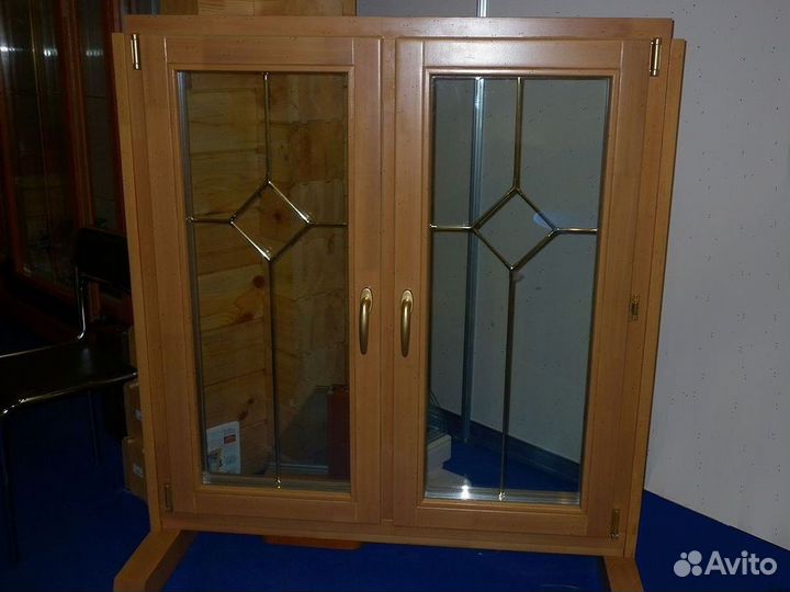 Пластиковое окно с ламинацией