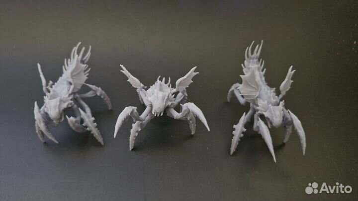 Миниатюры Helldivers 2 терминиды жуки охотники