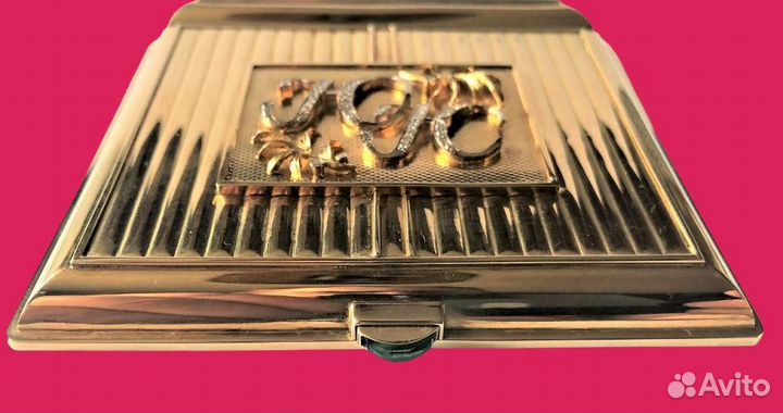 Портсигар золотой именной