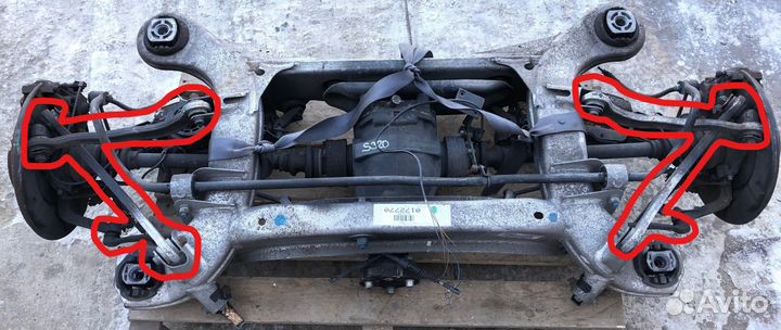 Комплект рычагов задних Mercedes Benz W220 S-Class