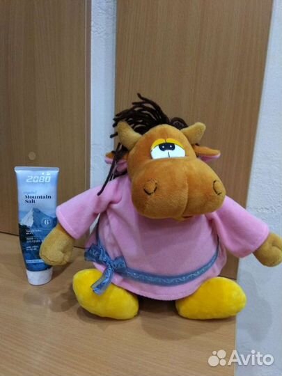 Игрушка плюшевая корова