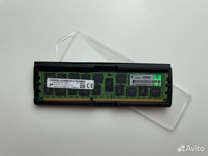 Серверная micron 16GB DDR3 REG ECC 1866MHz