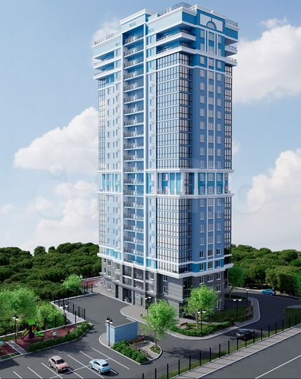 1-к. квартира, 45,8 м², 6/22 эт.