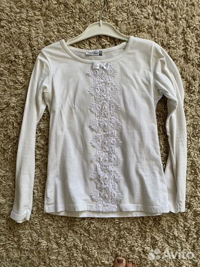 Блузка белая школьная