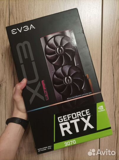 Видеокарта evga GeForce RTX 3070 XC3 ultra gaming