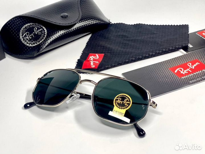 Очки Ray Ban Aviator хром