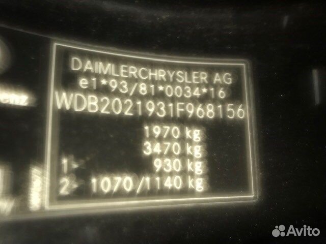 Разбор на запчасти Mercedes C W202