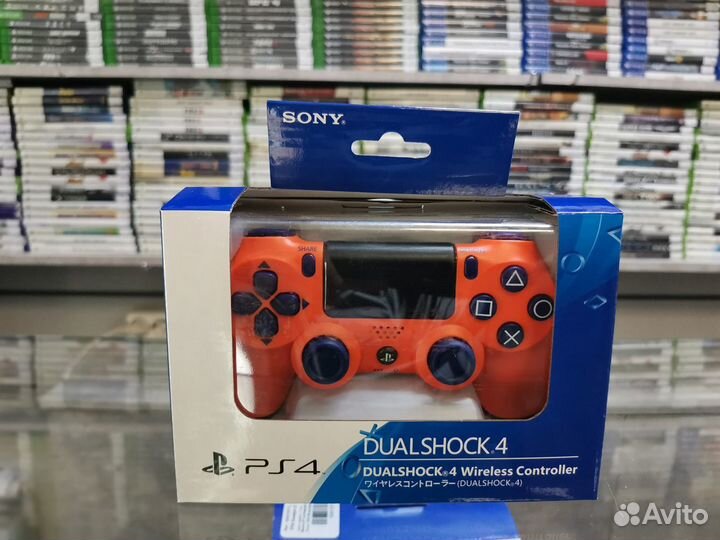 Джойстик PS4 Dualshock 4 Оранжевый