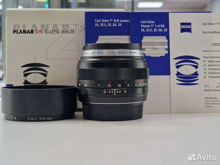 Carl Zeiss Planar T* 1.4/50 ZE Canon S№15853915