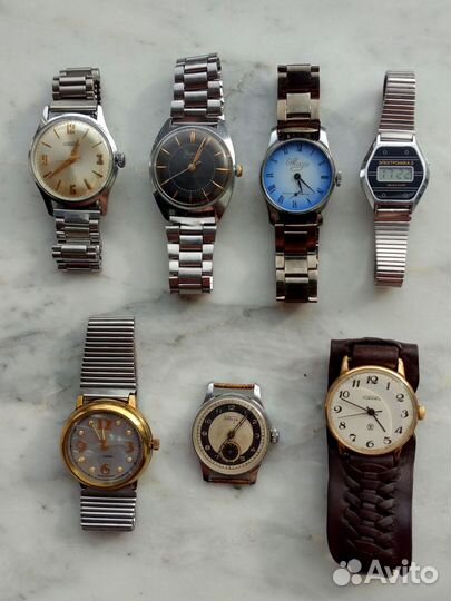 Часы наручные СССР обслуженные на ходу