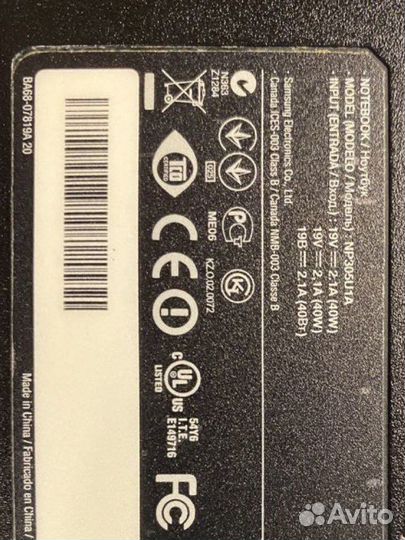 Ноутбук 11 дюймов Samsung np305u1a