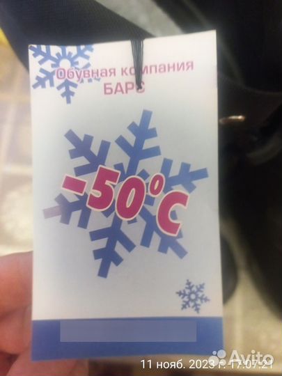 Сапоги зимние Барс
