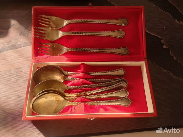 Винтажные мельхиоровые ложки