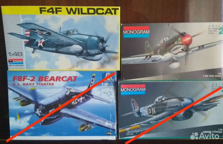 Сборная модель самолета (1:48)