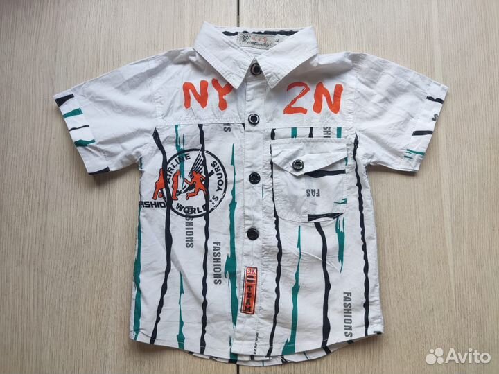 Рубашки на мальчика 110-116
