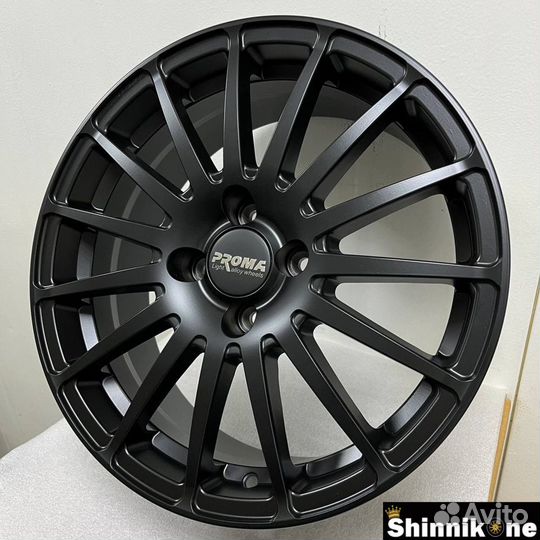 Литые диски R16 4/98 proma RS Чёрный матовый