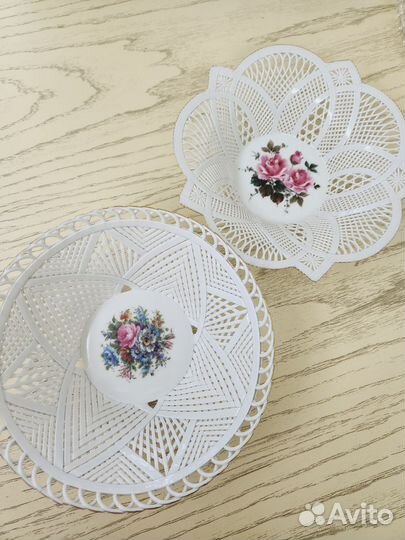 Блюдо конфетница сухарница фруктовница фарфор