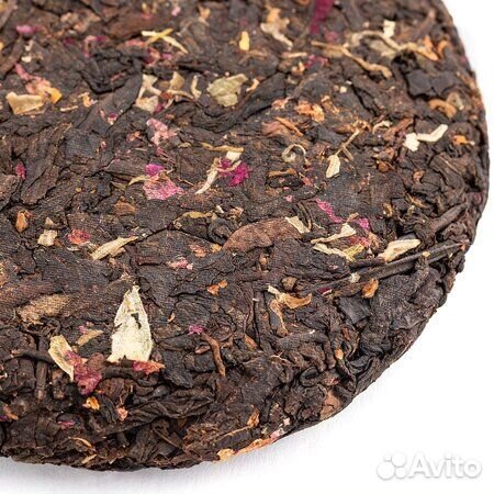 Чай Шу Пуэр с Розой: блин 100г