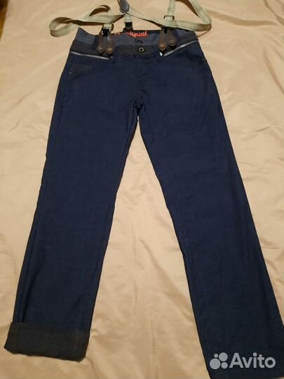 Desigual джинсы на подтяжках мужские