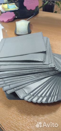 Конверты для 2 CD дисков с перфорацией, черные