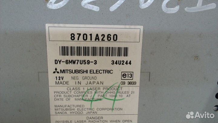 Магнитола Citroen C-Crosser, 2009