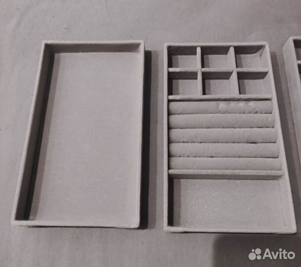 Набор бархатных шкатулок для украшений