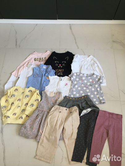 Одежда для девочки пакетом 2-4 года