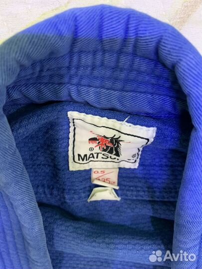 Кимоно для дзюдо синее без штанов