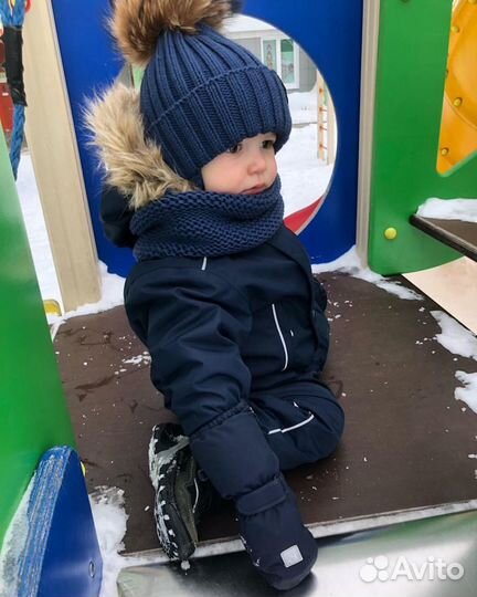 Шапка со снудом меринос