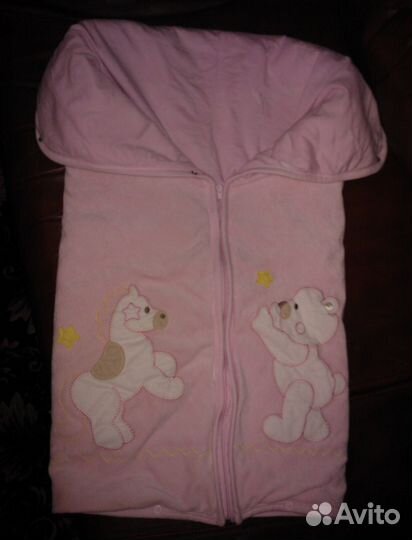 Велюровый комплект на выписку из роддома