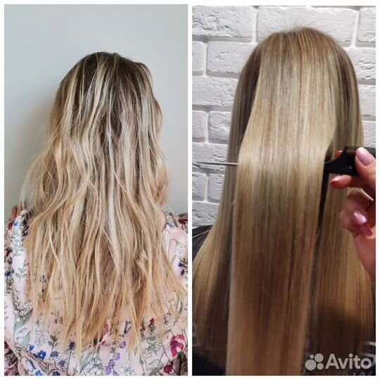 Кератиновое выпрямление