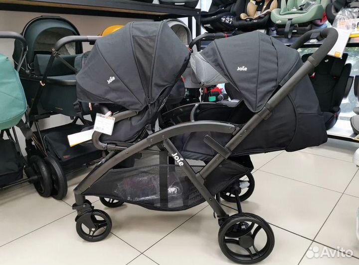 Прогулочная коляска Joie Evalite Duo, Shale