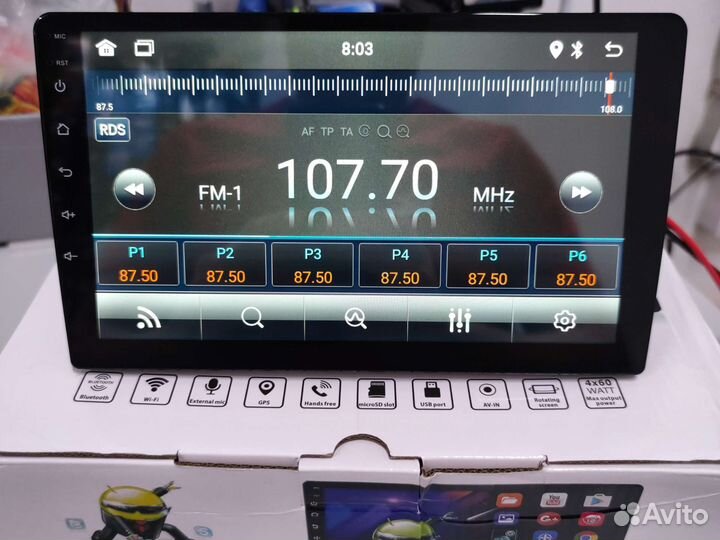 Магнитола Hoxiao 9-2.5D-IPS, 3/32г.б, 9 дюймов