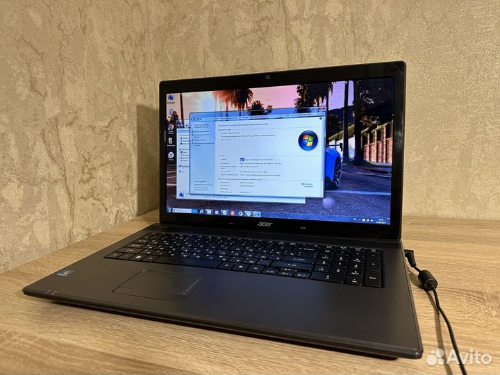 Мощный игровой ноутбук Acer 500GB/HDD/2видеокарты