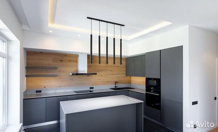 Кухонный гарнитур с островом