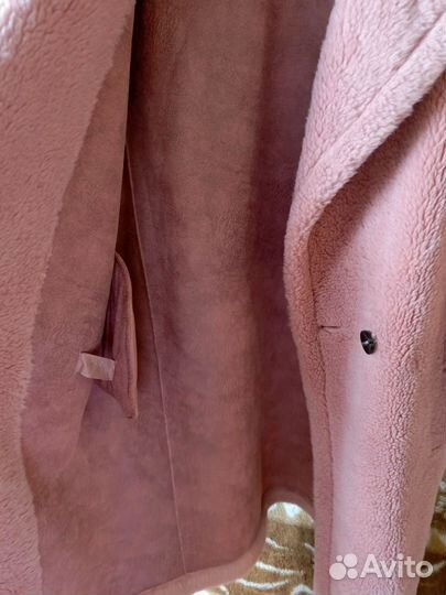 Шуба Чебурашка натуральная овчина 44 размер