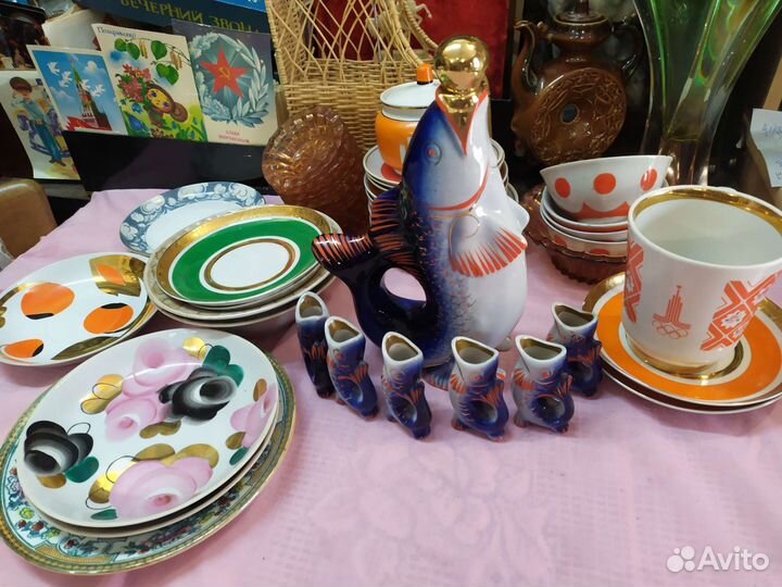 СССР Набор столовой посуды фарфор