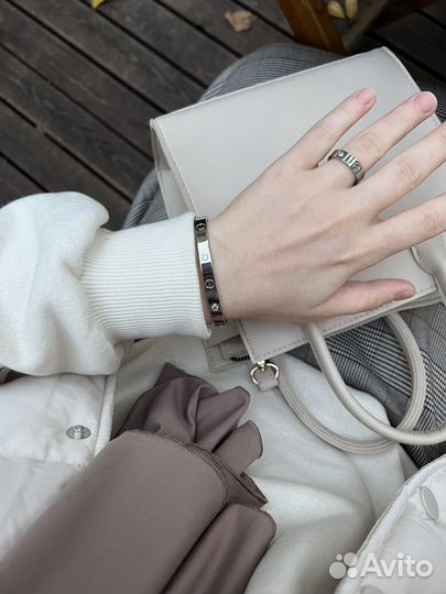 Браслет кольцо картье