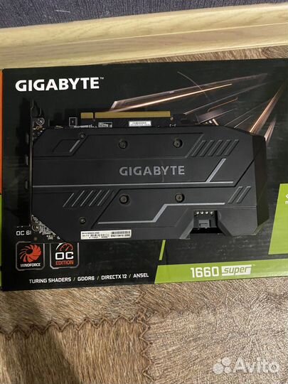 Видеокарта gtx 1660 super 6gb gigabyte