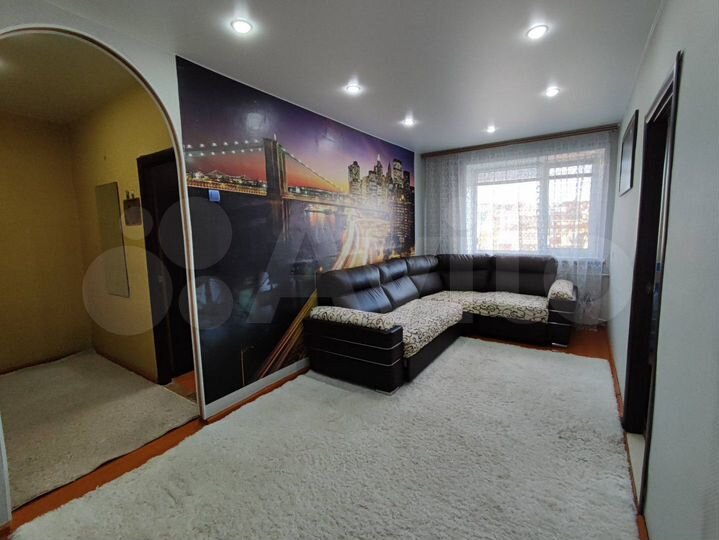 2-к. квартира, 43,4 м², 3/3 эт.