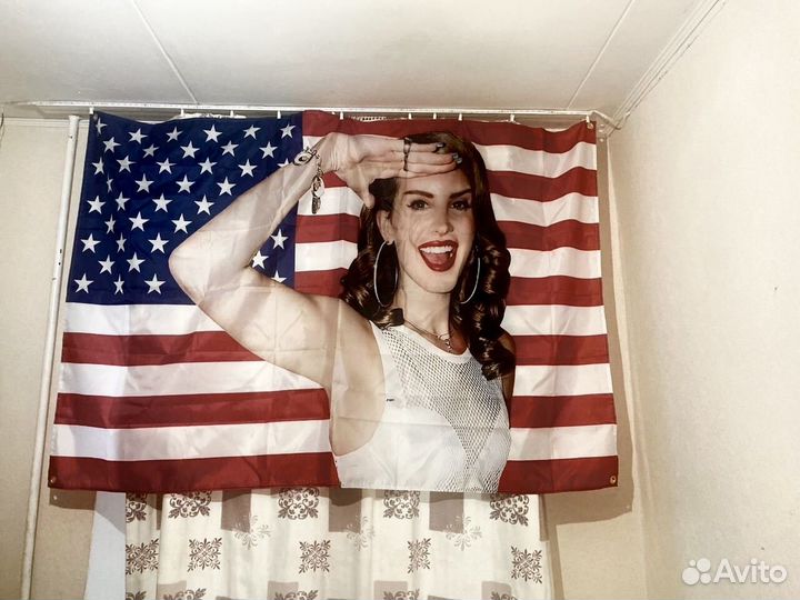 Флаг Лана Дель Рей USA / Lana Del Rey